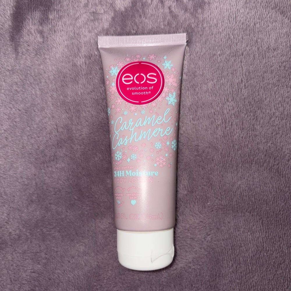 NEW - EOS Holiday 2025 Caramel Cashmere Travel Size Lotion - Hard to Find!
